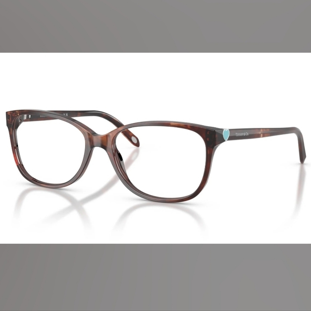 Tiffany & Company TF2098 Eyeglass Frames Heart Tortoise Luxury Designer #173